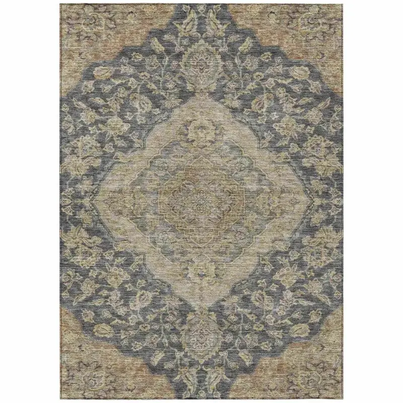 Celia Slate Gray Outdoor Area Rug – Cool-Tone Modern Rug For High-Moisture Areas 2