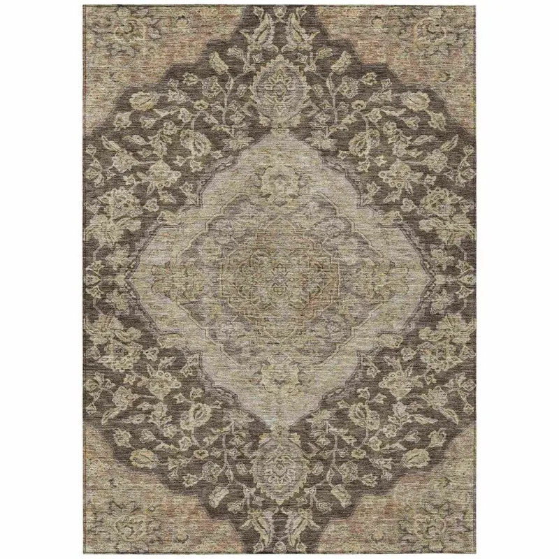 Celia Taupe Brown Indoor/Outdoor Rug – Subtle Neutral With Enhanced Traction 2