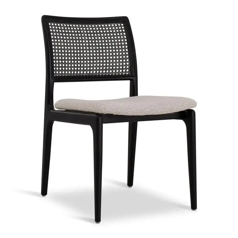 Charlotte Bouclé Accent Chair – Minimalist Armless Style 1