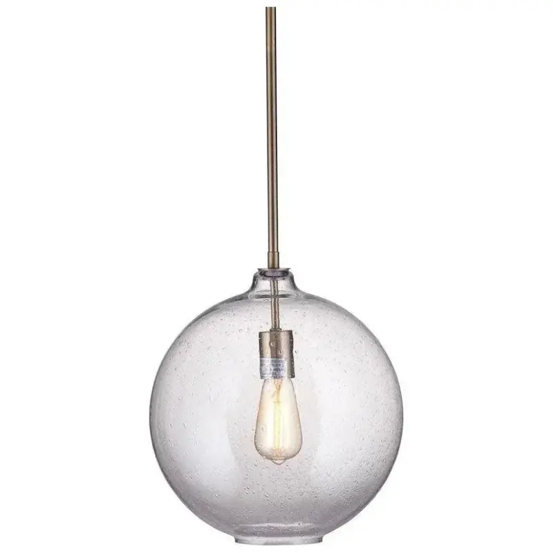 Chauncey Gold Glass And Metal Pendant Light 1