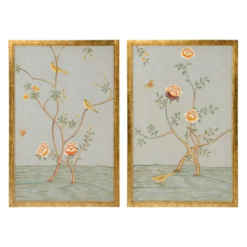 Chinese Motif Hand-Painted Wood Panel (Pr Edition) 1