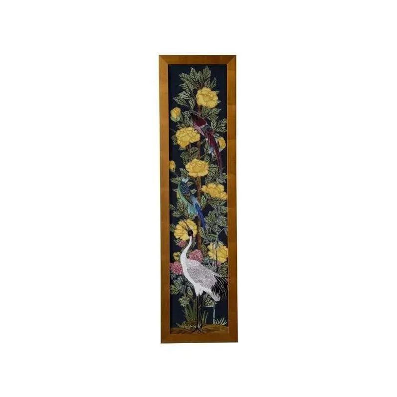 Chinese Peonies Giclée Artwork In Gold Frame 3