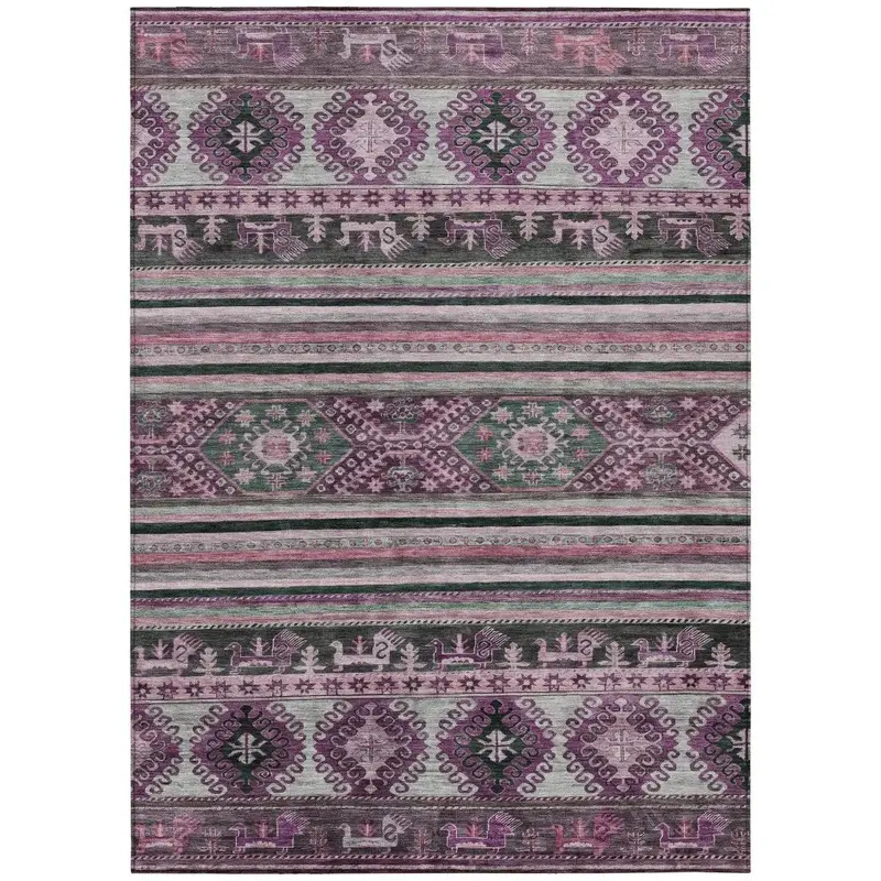 Claritha Purple Outdoor Area Rug – Vibrant, Uv-Stable & Washable Floor Covering 2