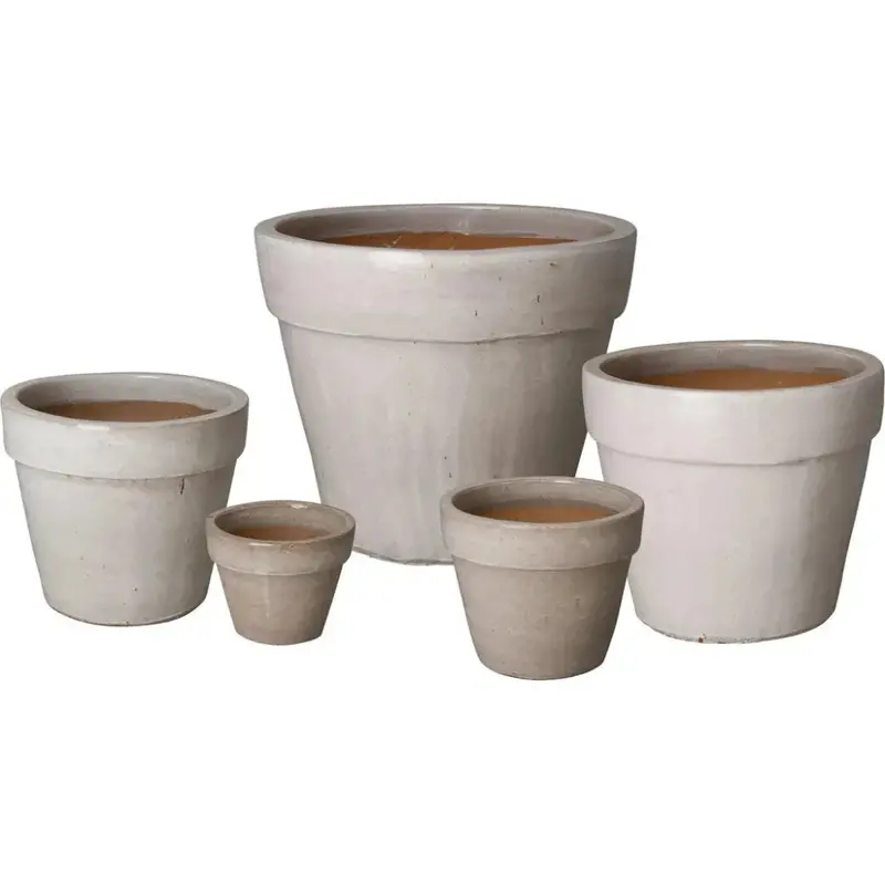 Classic Round Ceramic Flower Pot – Frost–Resistant 1