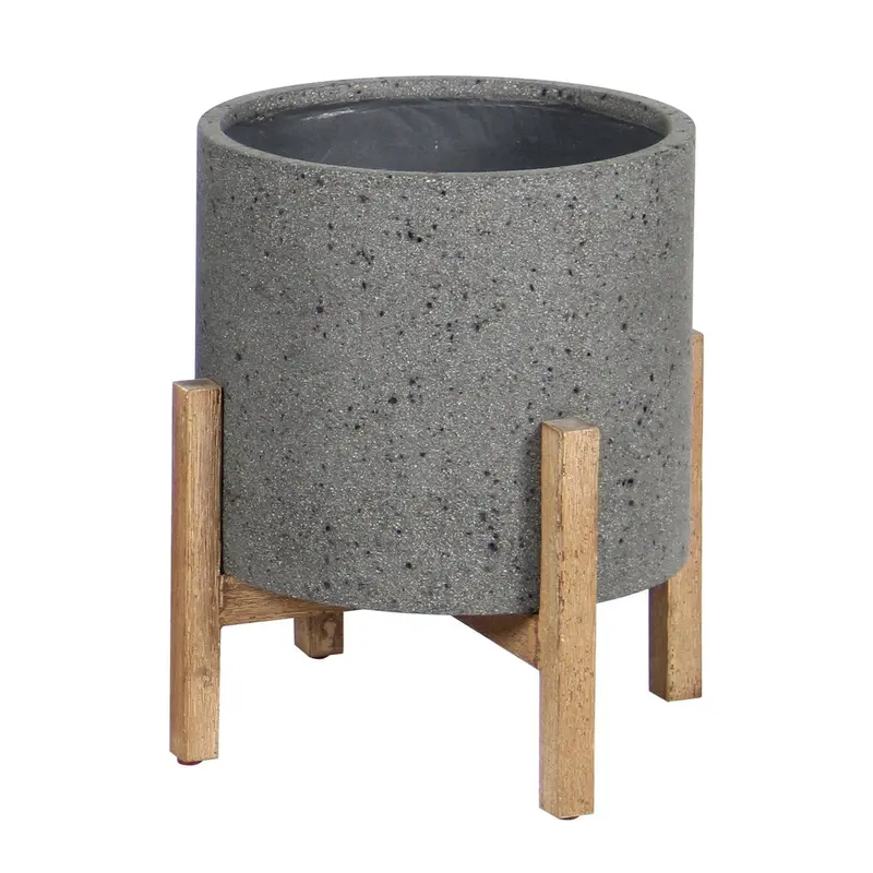 Classic Round Ficonstone Outdoor Planter 1