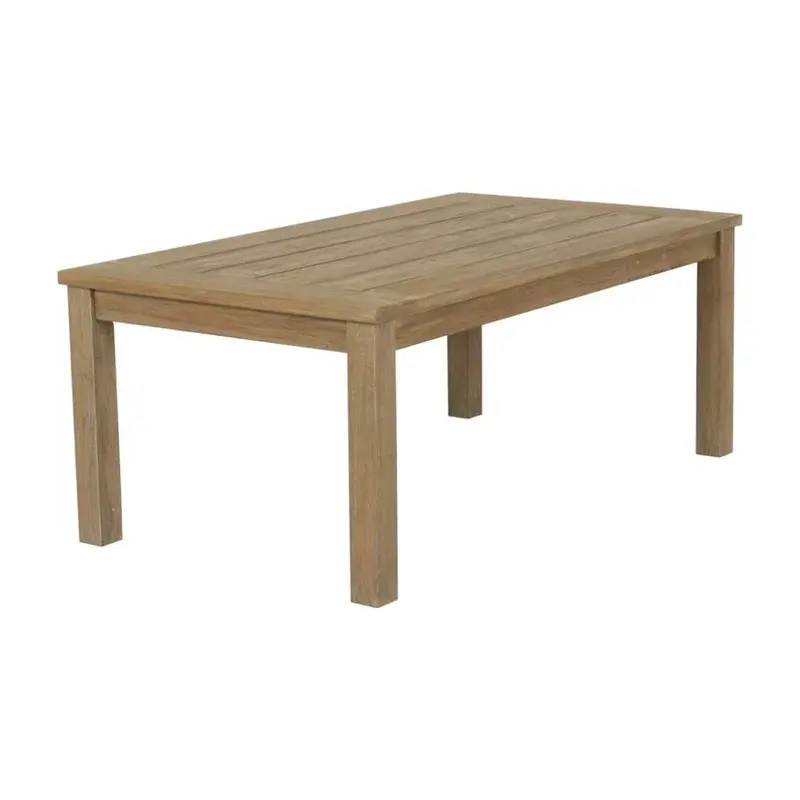 Coastal Teak Outdoor Coffee Table – Rugged & Elegant 1
