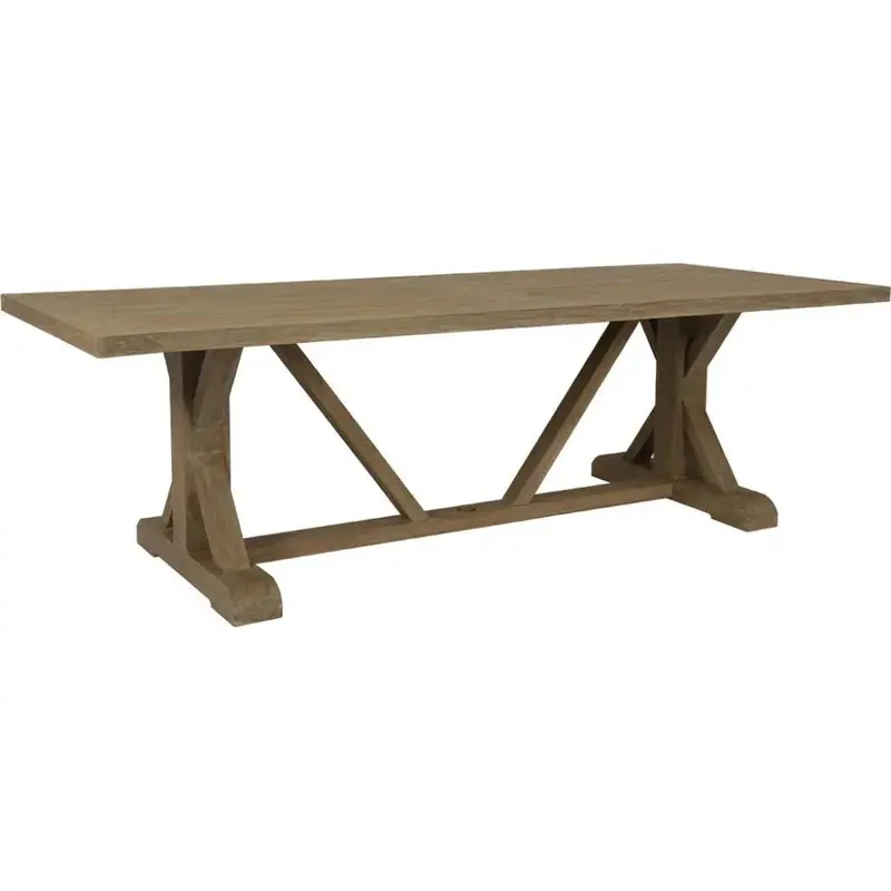 Coastal Teak Outdoor Dining Table – Durable Build 1