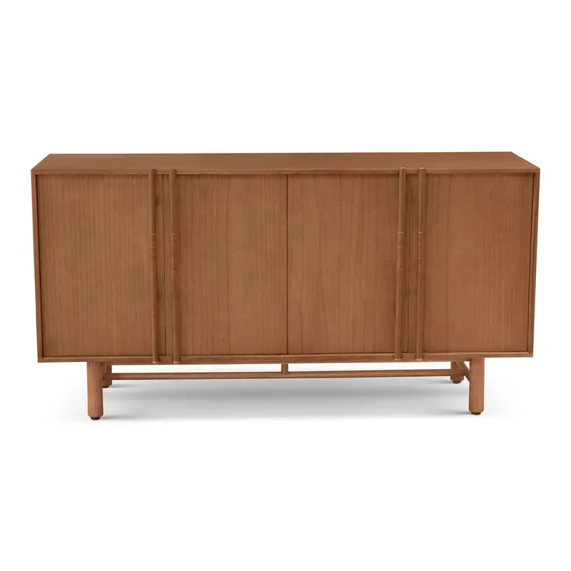 Cody Four-Door Wooden Sideboard With Rustic Elegance 1