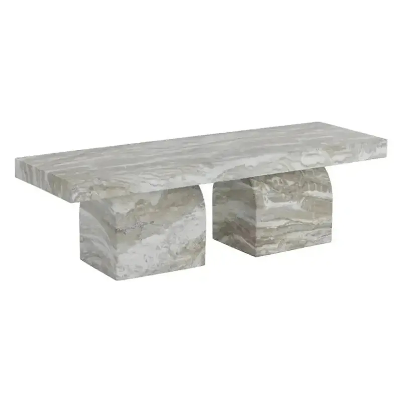 Colohan Minimalist Outdoor Concrete Bench With Clean Lines 1