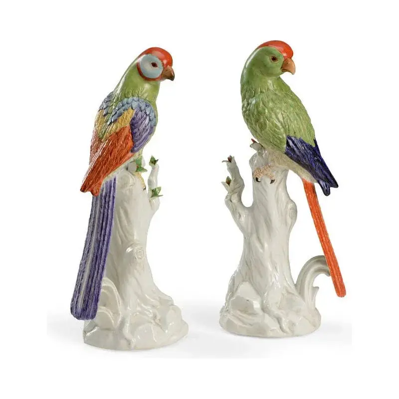 Colorful Port Royal Bird Porcelain Sculpture 1