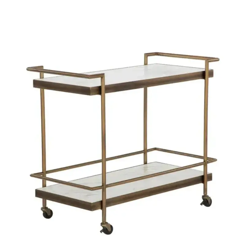 Contardi Steel-Framed Bar Cart With Sleek Modern Design 1