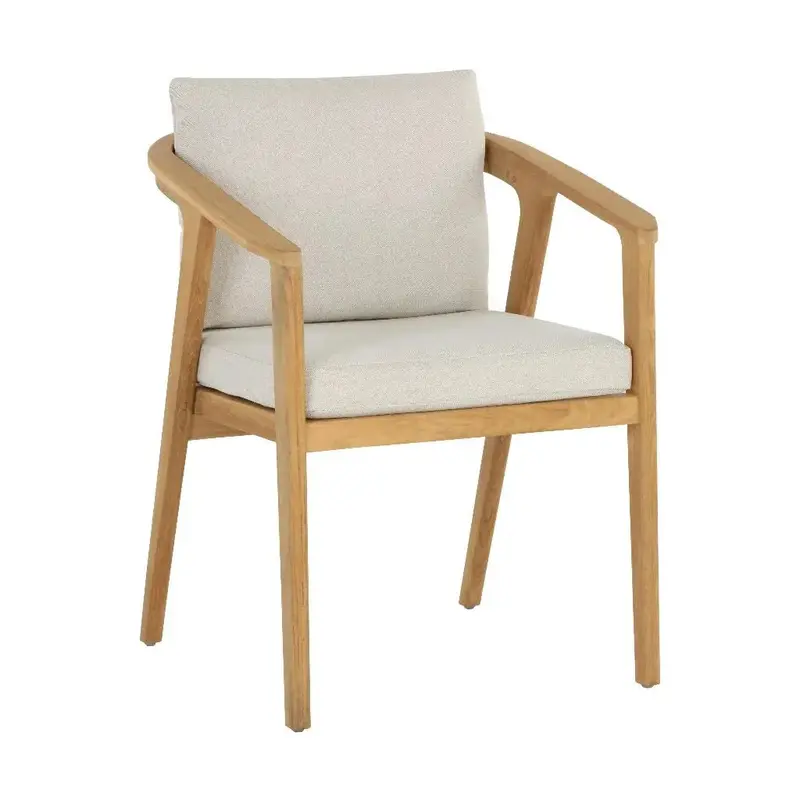 Coraline All-Weather Fabric Outdoor Dining Armchair 1