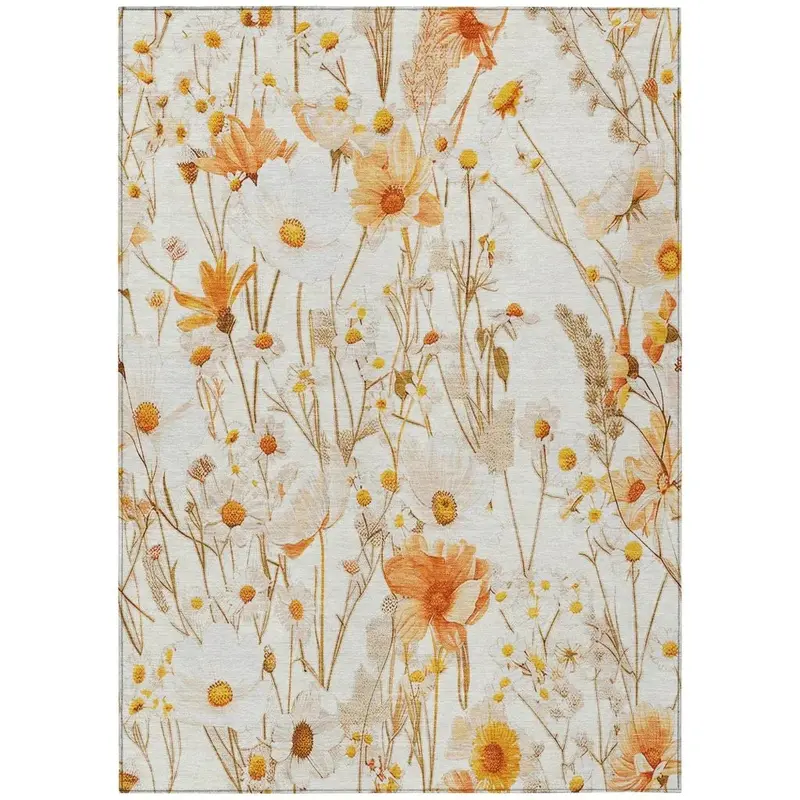 Cordela Ivory Textured Porch Floor Cover 2