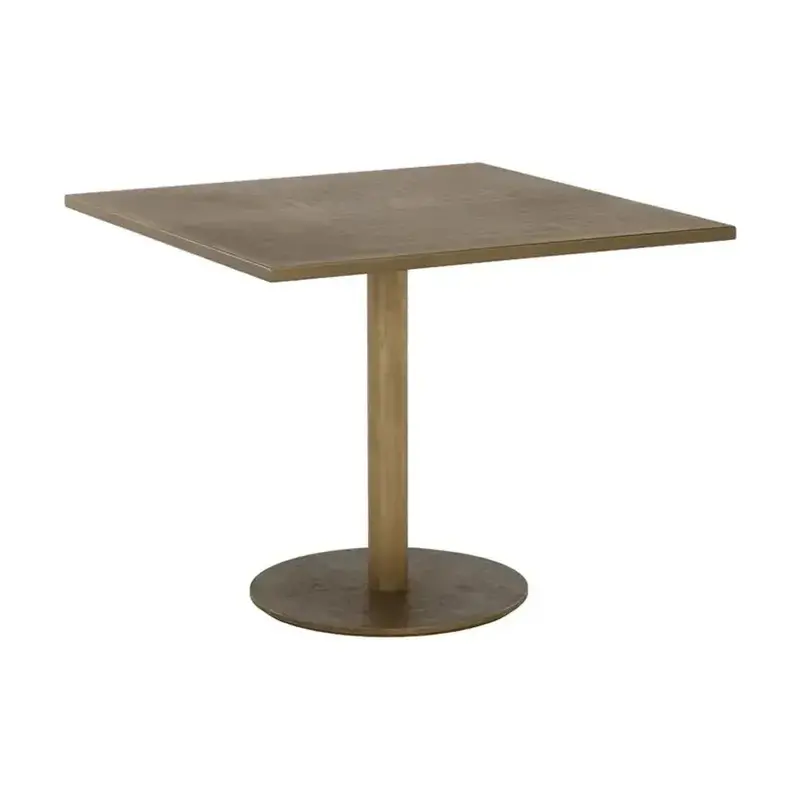 Corina Heavy-Duty Iron Square Bistro Table For Indoor Or Outdoor Use 1