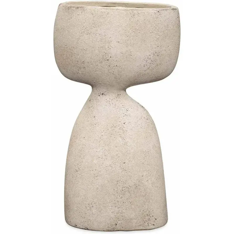 Cream Ceramic Anatomical Decor Vase 1