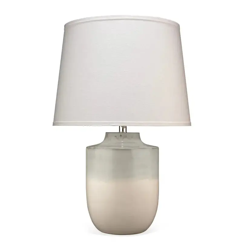 Cream Ceramic Lagoon Table Lamp – Soft-Tone Coastal Table Lighting 1