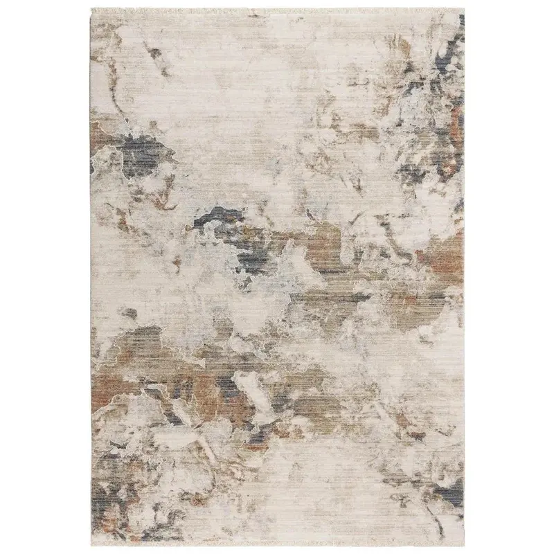 Cyke Natural Abstract Area Rug For Living Room 1