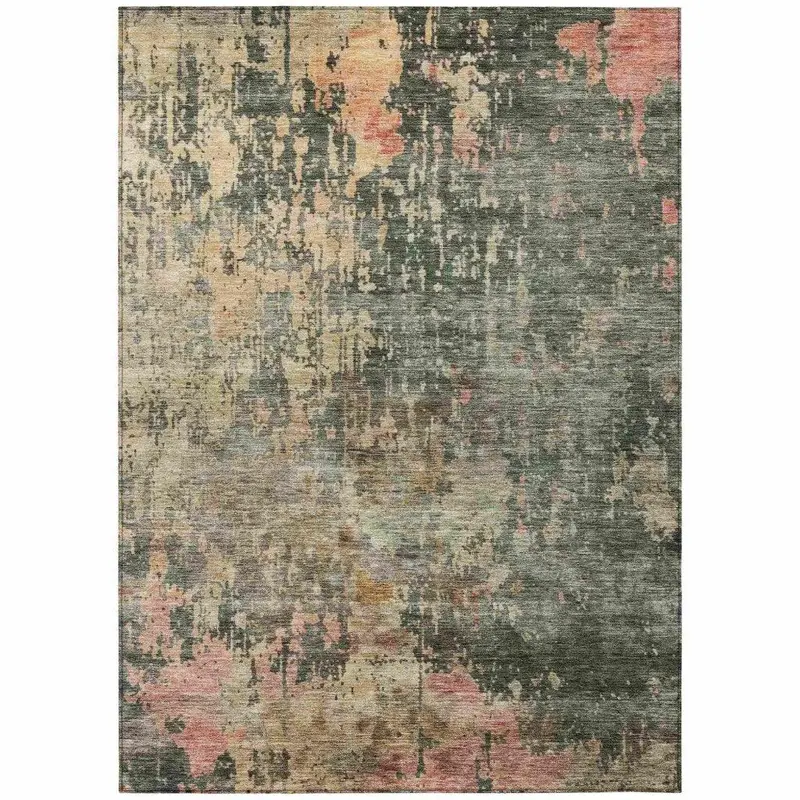 Danira Mint Green Indoor-Outdoor Rug – Refreshing Washable Area Mat 2