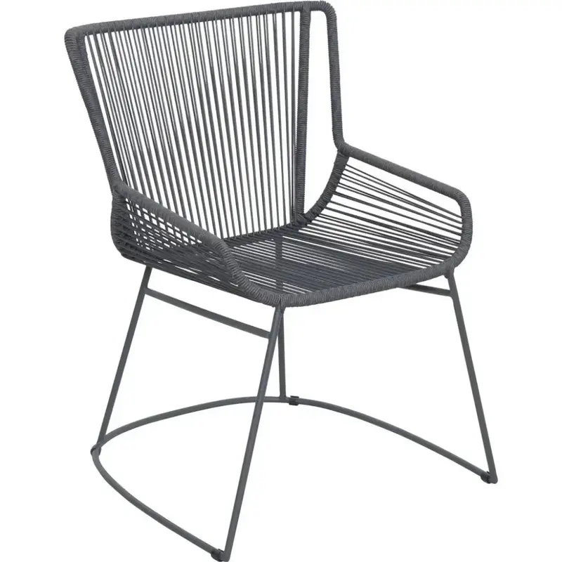 Dark Grey Dane Dining Arm Chairs – 2-Piece Outdoor Dining Set 1