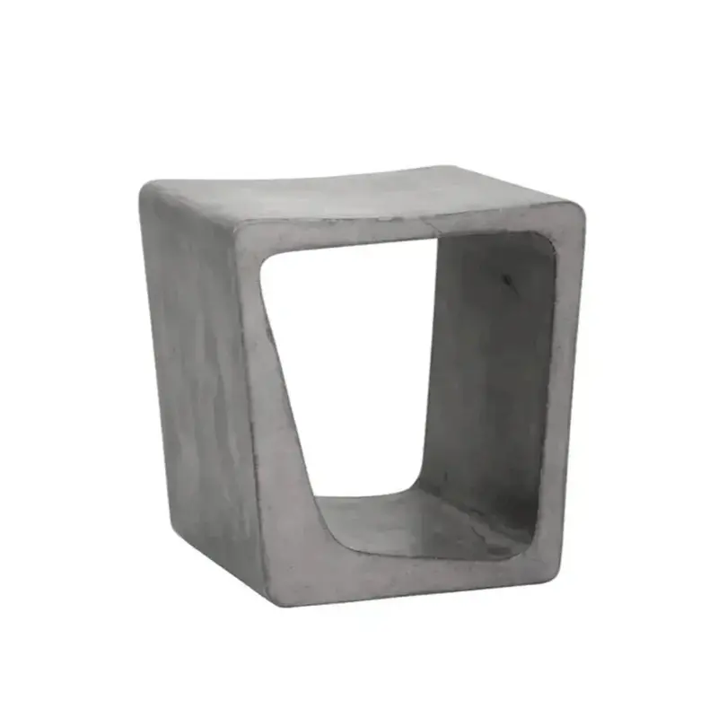 Darwin Concrete Outdoor End Table – Weather-Resistant Design 1