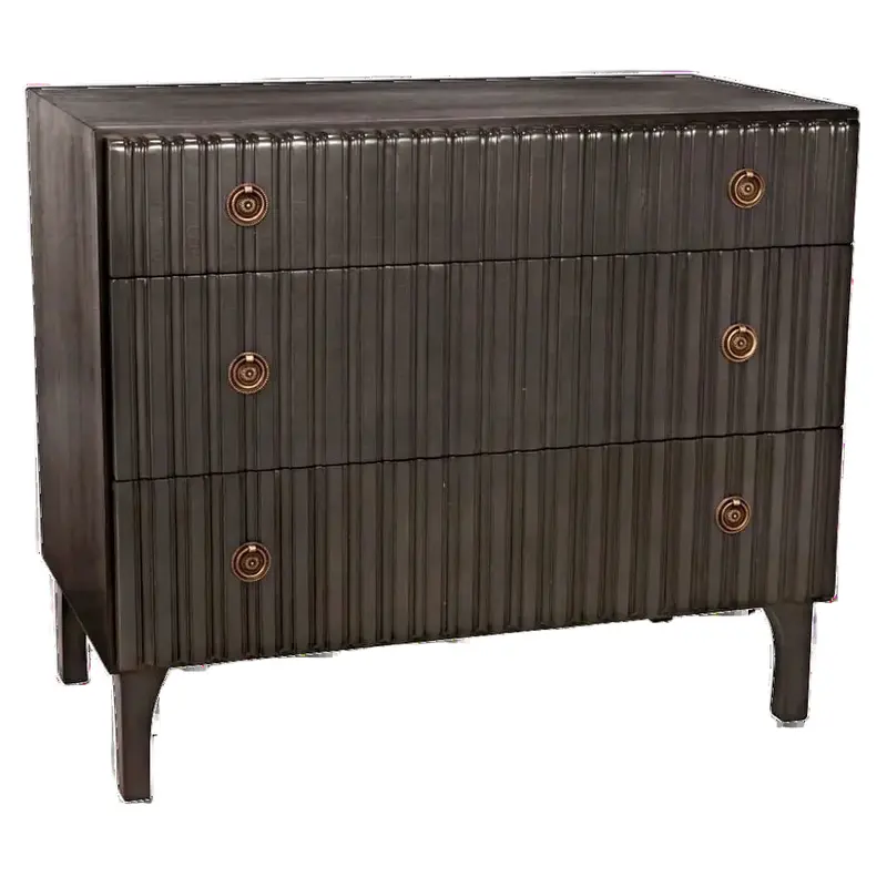 Daryl Three-Drawer Wooden Dresser – Mid-Century Inspired 1