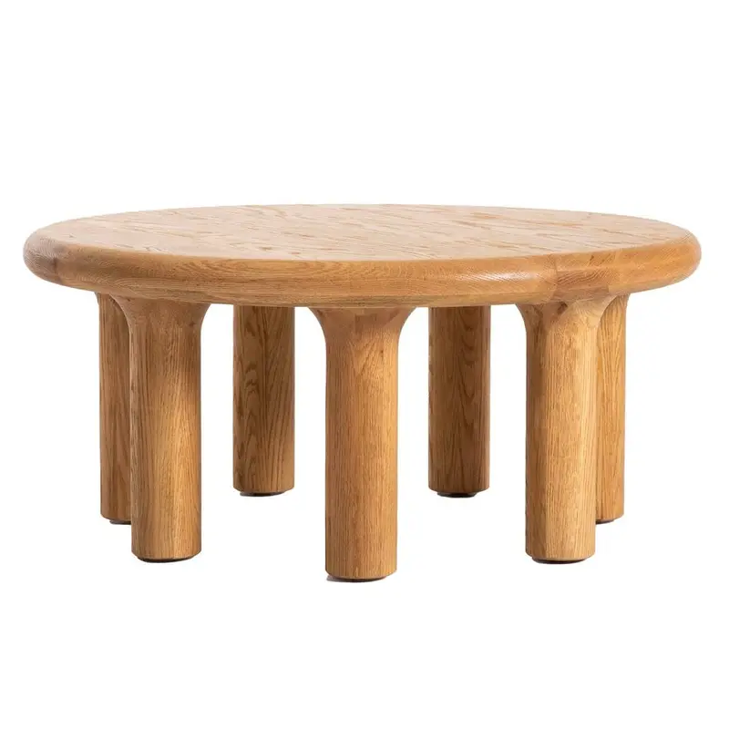 Destiny Solid Wood Round Coffee Table 1