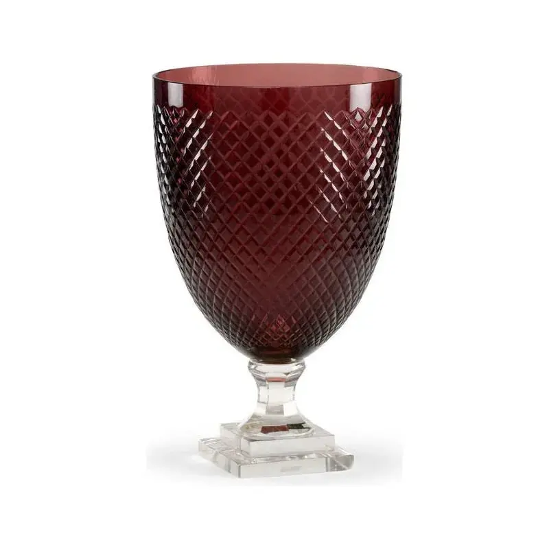 Diamond Hurricane Crystal Glass Candle Holder 1