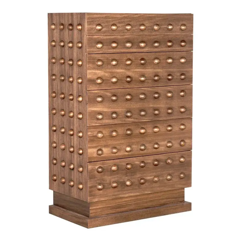Didier Brown Wooden Dresser 1