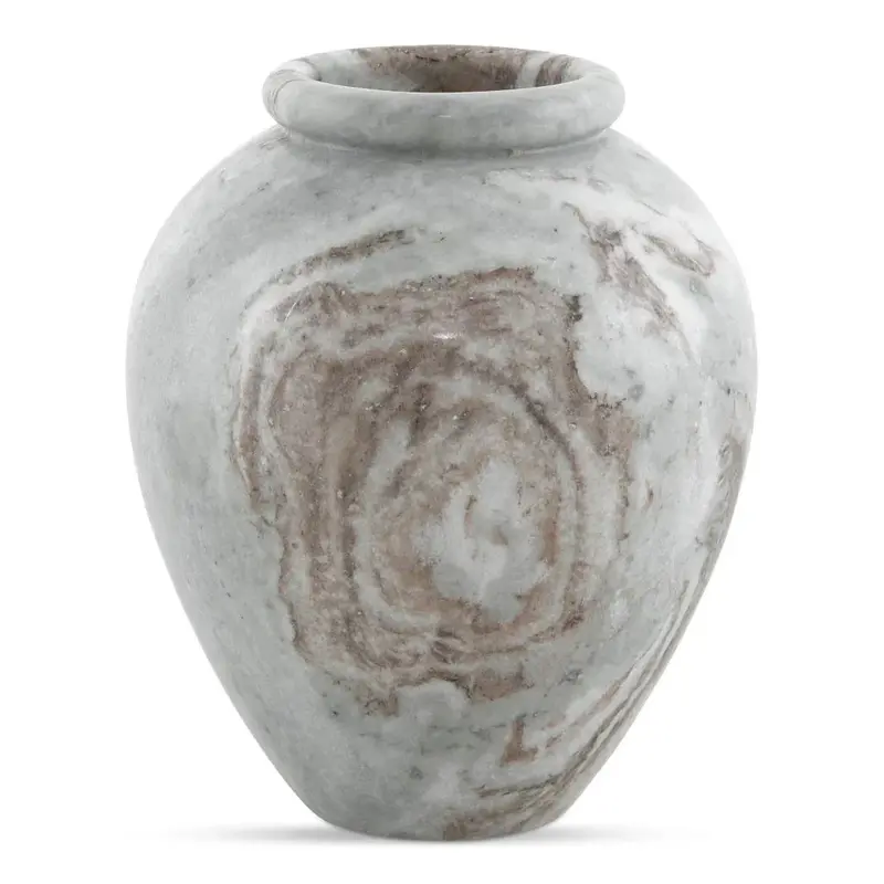 Didion Vertical Sculptural Torrento Marble Vase 1
