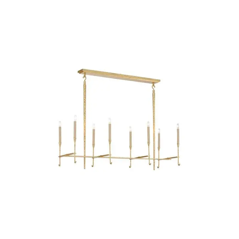 Diego Gold-Finish Modern Chandelier 1
