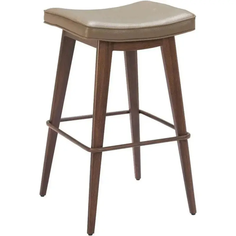 Divat Wooden-Base Barstools – 2-Piece Set 1