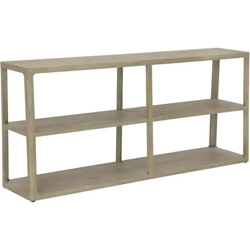 Doncaster Low Wooden Etagere For Living Spaces 1