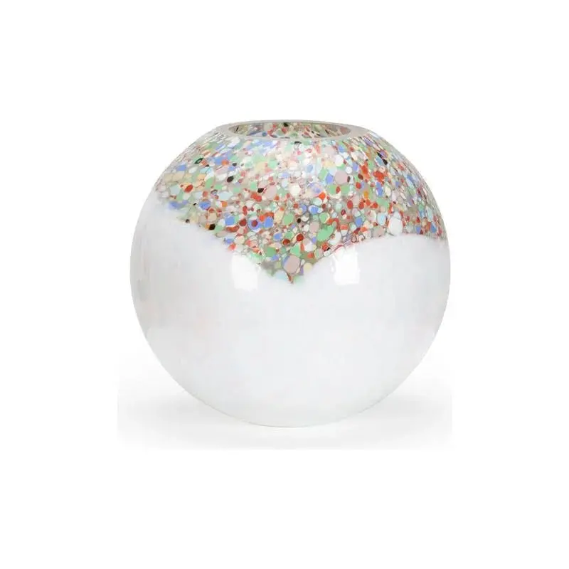 Dottie Colorful Dot-Accent Glass Vase 1