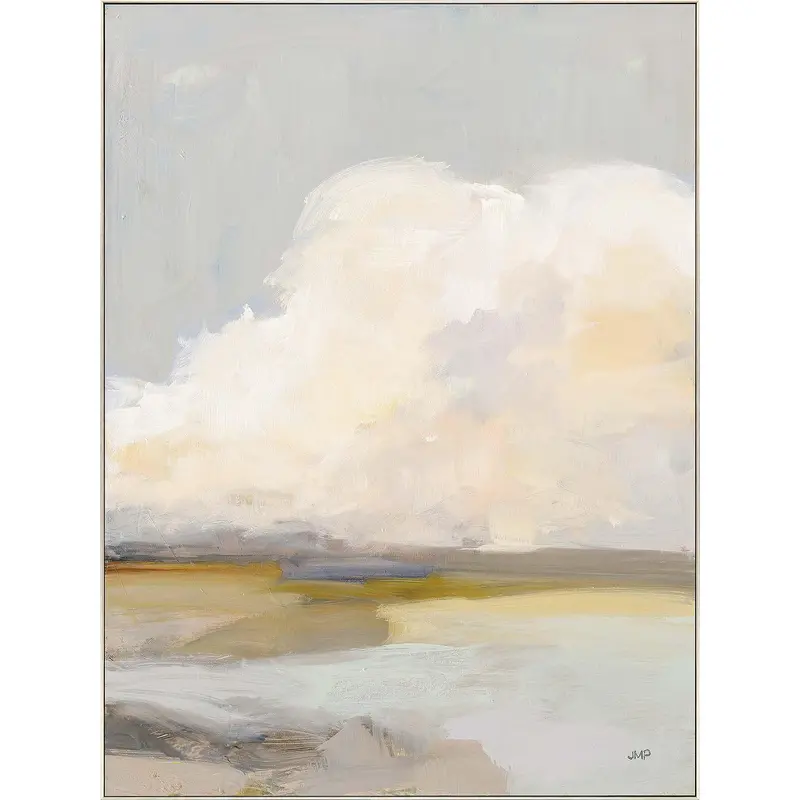 Dream Of Clouds Blue Wall Art – Serene Framed Canvas 1