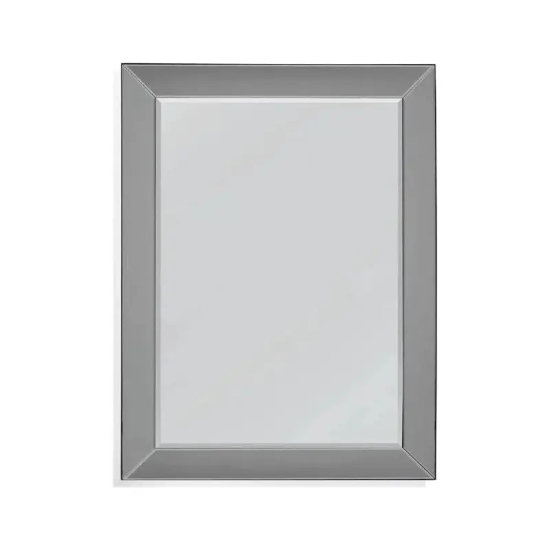 Drew Versatile Grey Mdf Wall Mirror – Horizontal Or Vertical 1