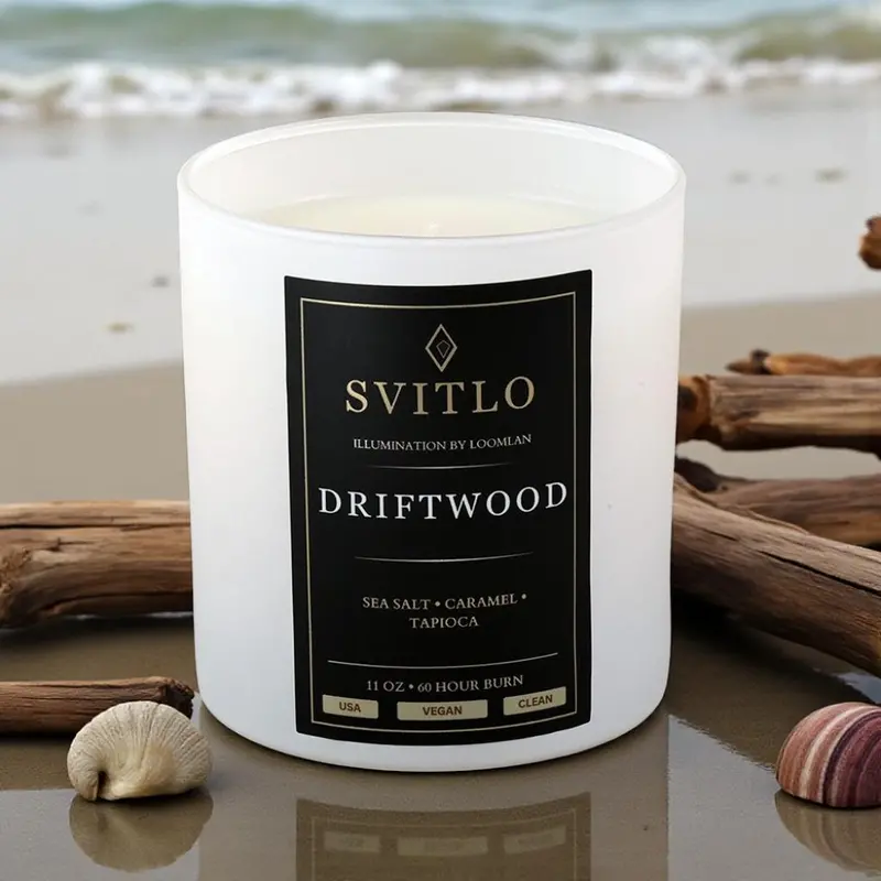 Driftwood Inspired Candle – Mineral Sea Salt Accord 1