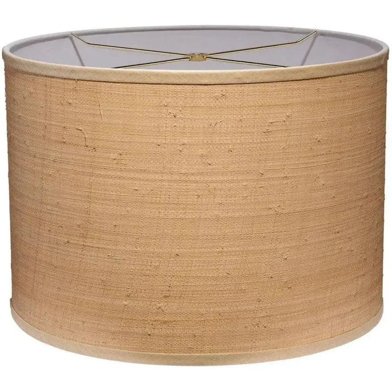 Drum Shade In Natural Raffia – Stylish Ceiling Light Cover 1