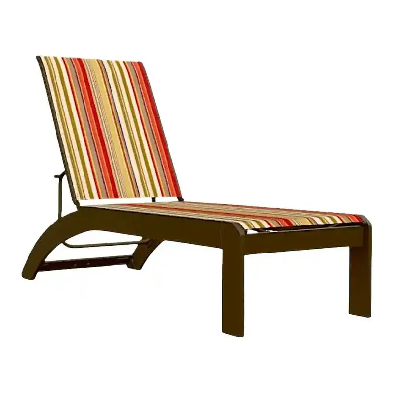 Dune Mgp Sling Stackable Wheeled Outdoor Chaise 1