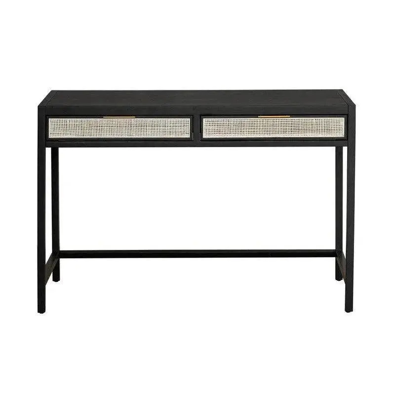 Ebony Rattan Writing Desk 1