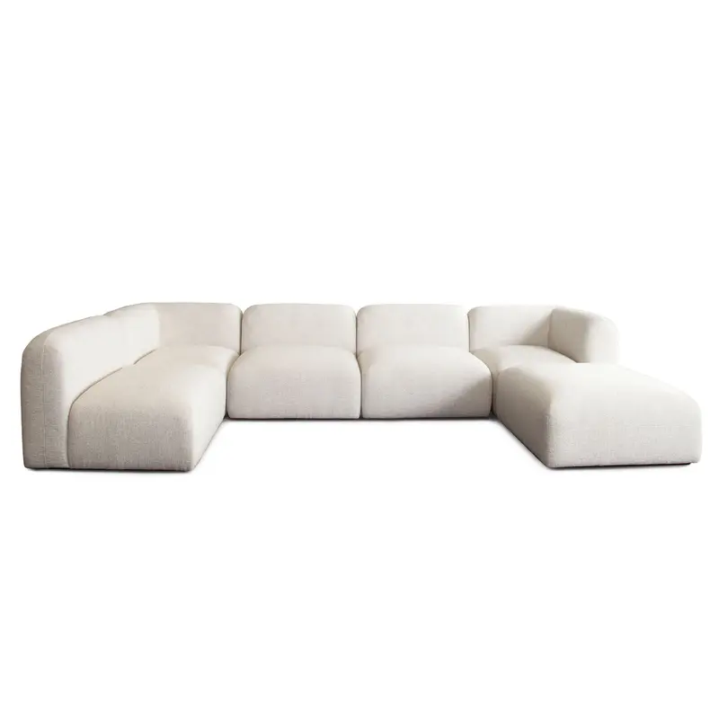 Echo Reversible Modular Sectional – 6-Piece Fabric Set 1