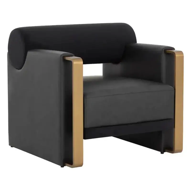 Edgar Lounge Chair – Ergonomic Performance Fabric Accent Chair 1
