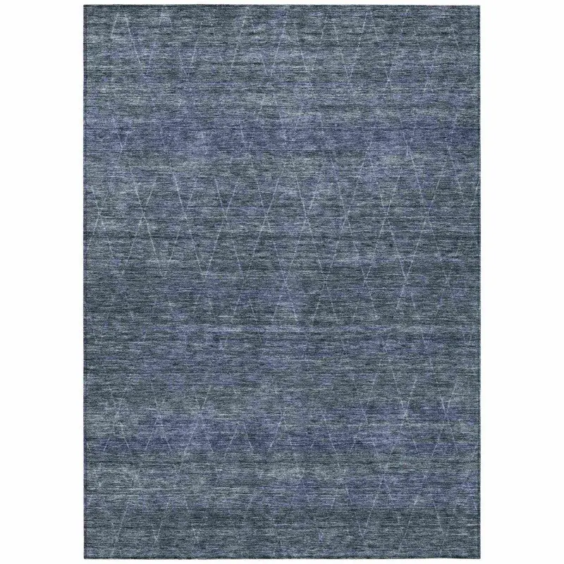 Elaria Blue Indoor-Outdoor Area Rug – Fade-Resistant, Machine-Washable Floor Cover 2