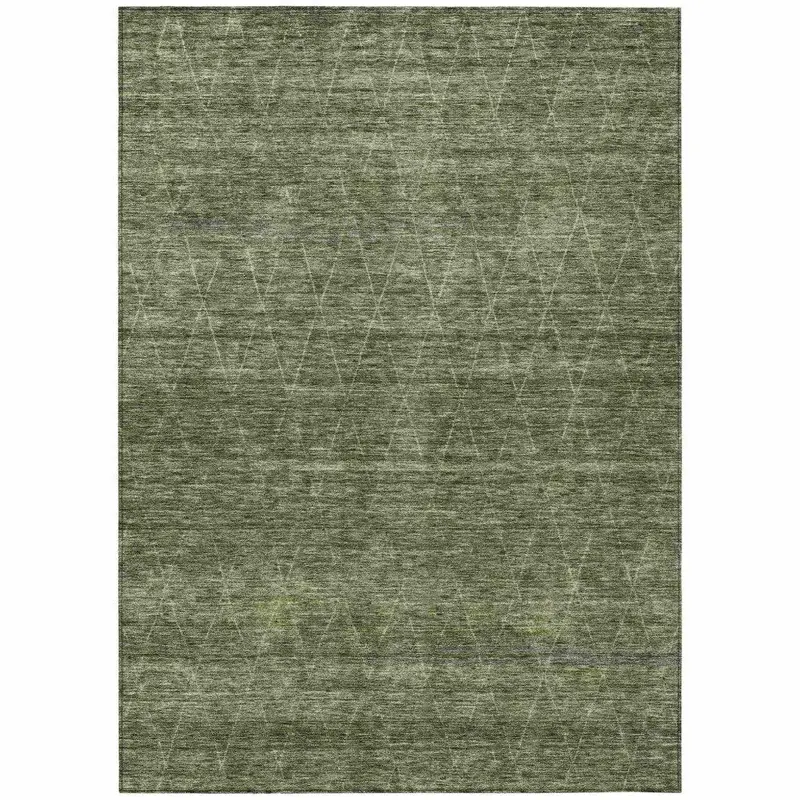 Elaria Green All-Weather Rug – Soft Yet Durable Washable Area Rug For Decks And Rooms 2