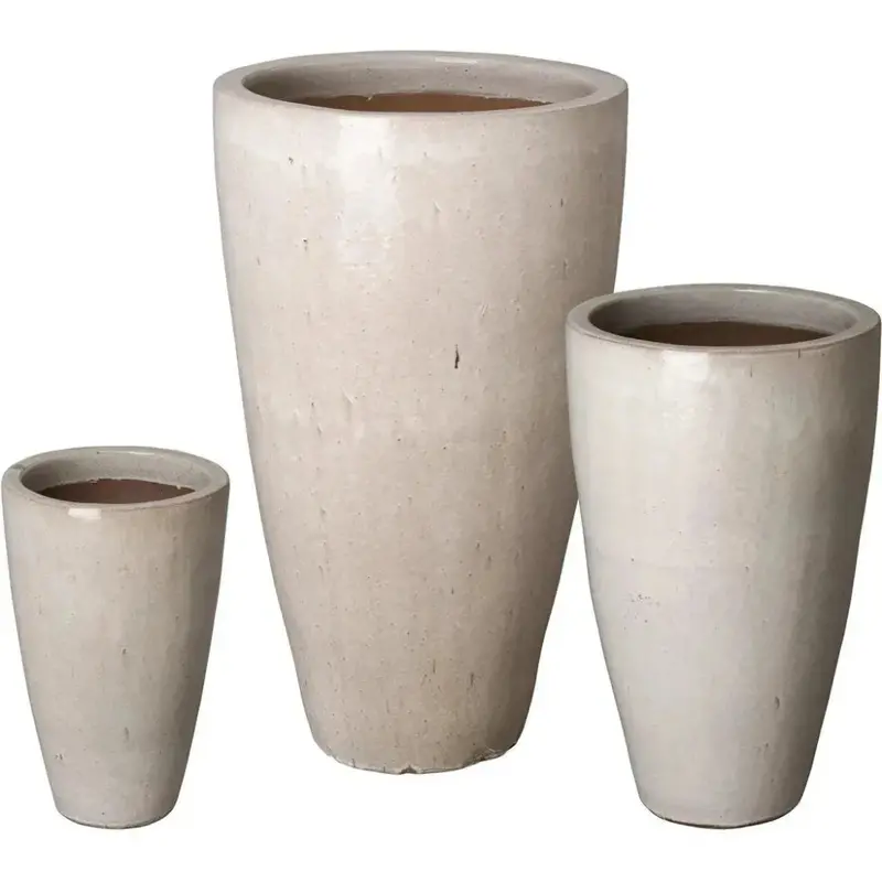 Elevated Tall Ceramic Planter – Contemporary Round Shape 1