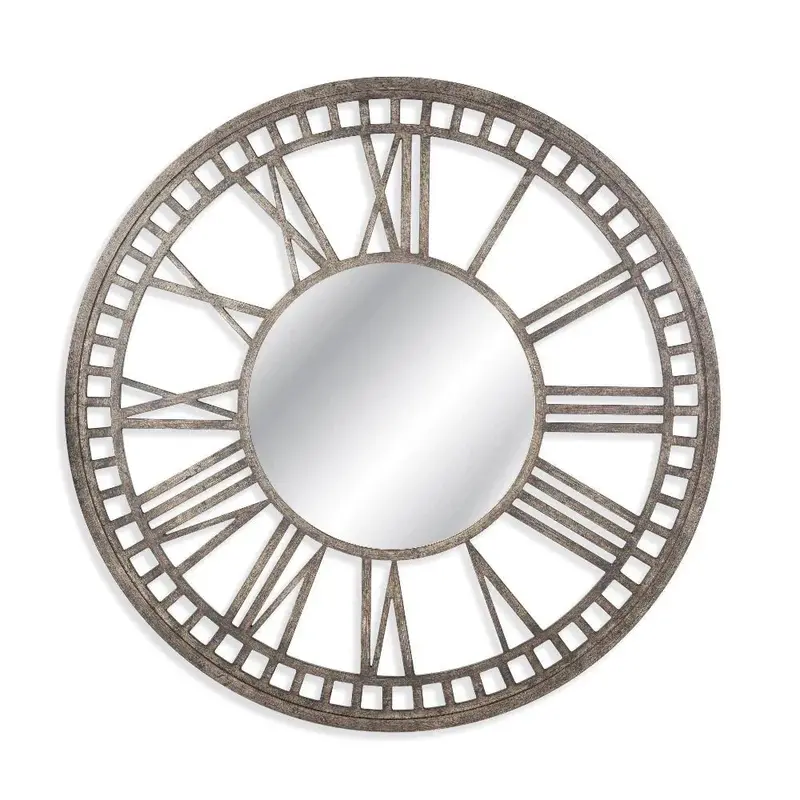 Elgar Metallic Glass Frame Brown Wall Mirror 1