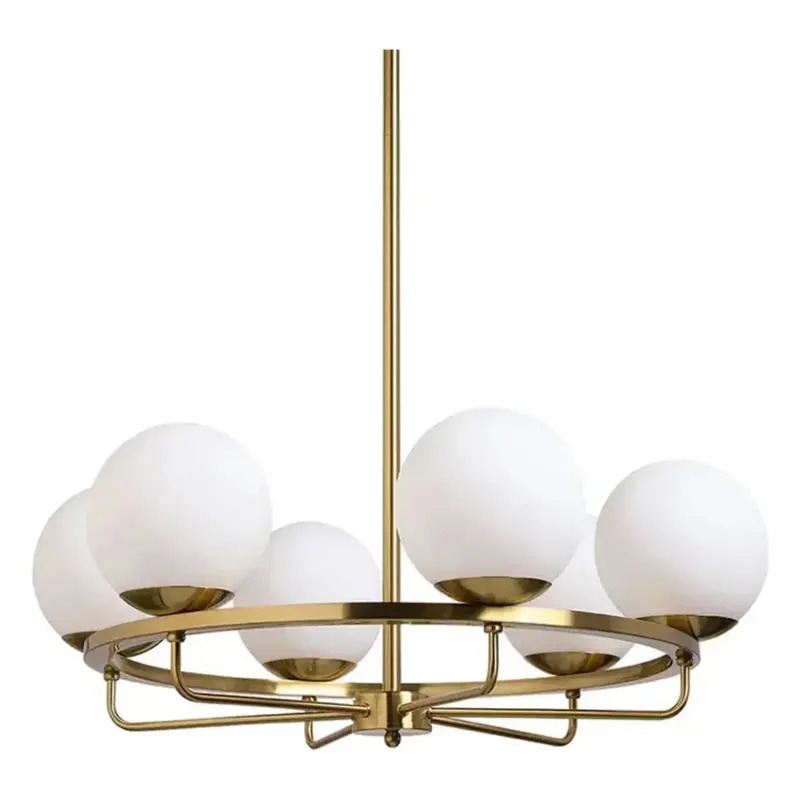 Eliora Iron-Framed Glass Chandelier – Modern Multi-Tier Pendant Light Fixture 1