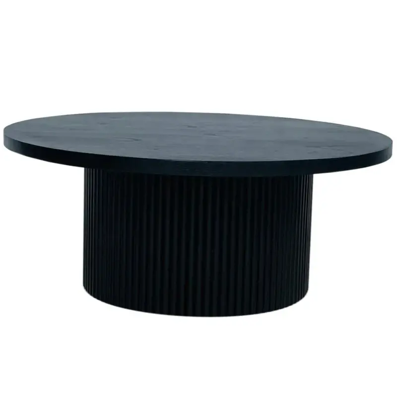 Ellie Sustainable Round Wooden Coffee Table 1