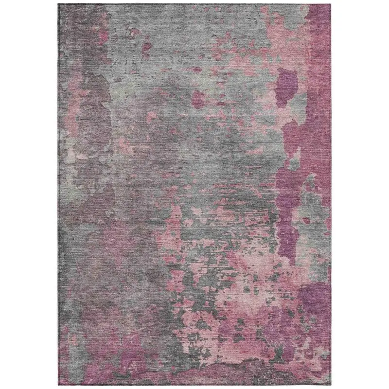 Elon Pink Indoor-Outdoor Washable Area Rug 2