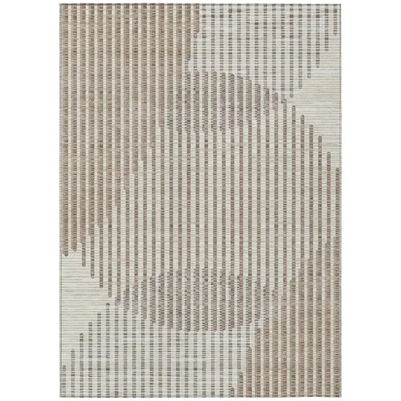 Elowen Beige Indoor-Outdoor Rug – Machine-Washable & Stain-Resistant 2