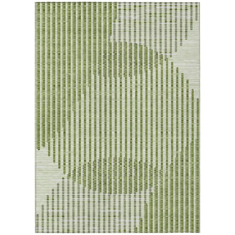 Elowen Green Indoor-Outdoor Rug – Fade-Resistant & Easy-Clean 2